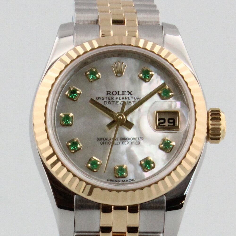 ロレックス ROLEX デイトジャスト 179173NGE 腕時計 [レディース 女性用] ギフト プレゼント ビジネス ご褒美 ザ・ゴールド THE GOLD ショッピング【中古】