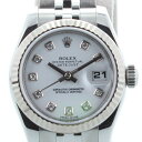 ロレックス ROLEX デイトジャスト レディース 10Pダイヤ 179174G 腕時計 [レディー ...