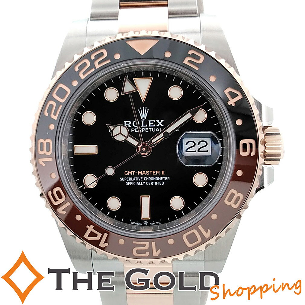 ロレックス ROLEX GMTマスター2 126711CHNR 2019年7月海外ギャラ 新品同様 2018年新作 黒茶 腕時計 メンズ[男性用] ギフト プレゼント ビジネス ご褒美 ザ・ゴールド THE GOLD ショッピング【中古】