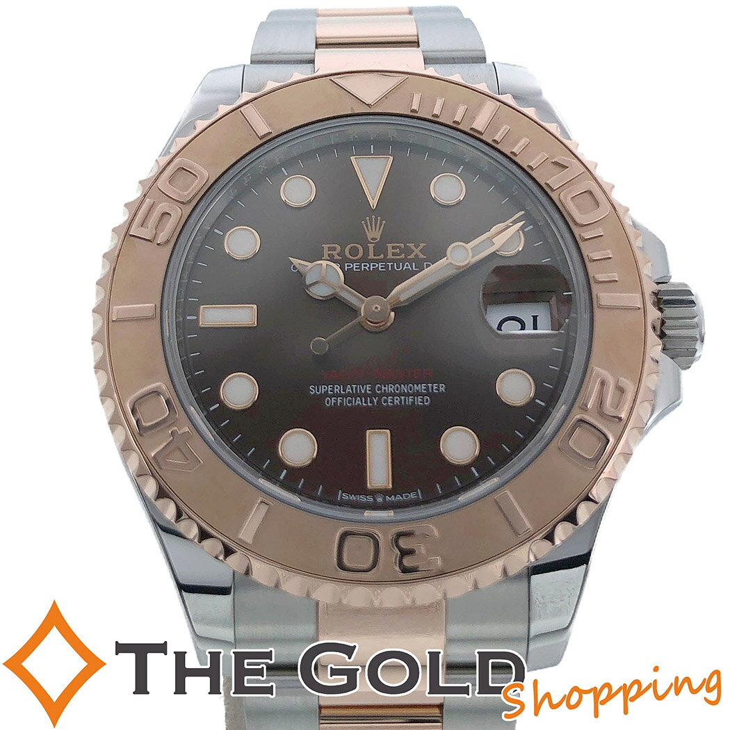 ロレックス★ヨットマスター37 268621 国内 2019年8月 ランダム ピンクゴールド PG コンビ ROLEX 腕時計 [ボーイズ 男女兼用] ギフト プレゼント ご褒美 ザ・ゴールド THE GOLD ショッピング【中古】