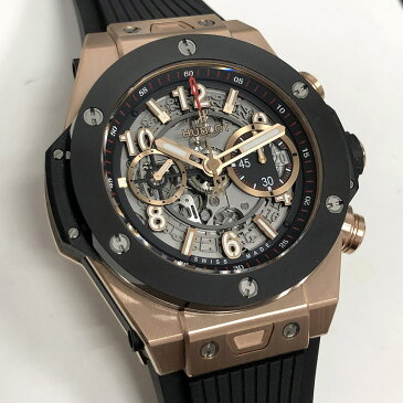 【中古】ウブロ ビッグバン ウニコ キングゴールド 411.OM.1180.RX 国内 2021年2月 750 ラバー 18K HUBLOT 腕時計 メンズ[男性用]