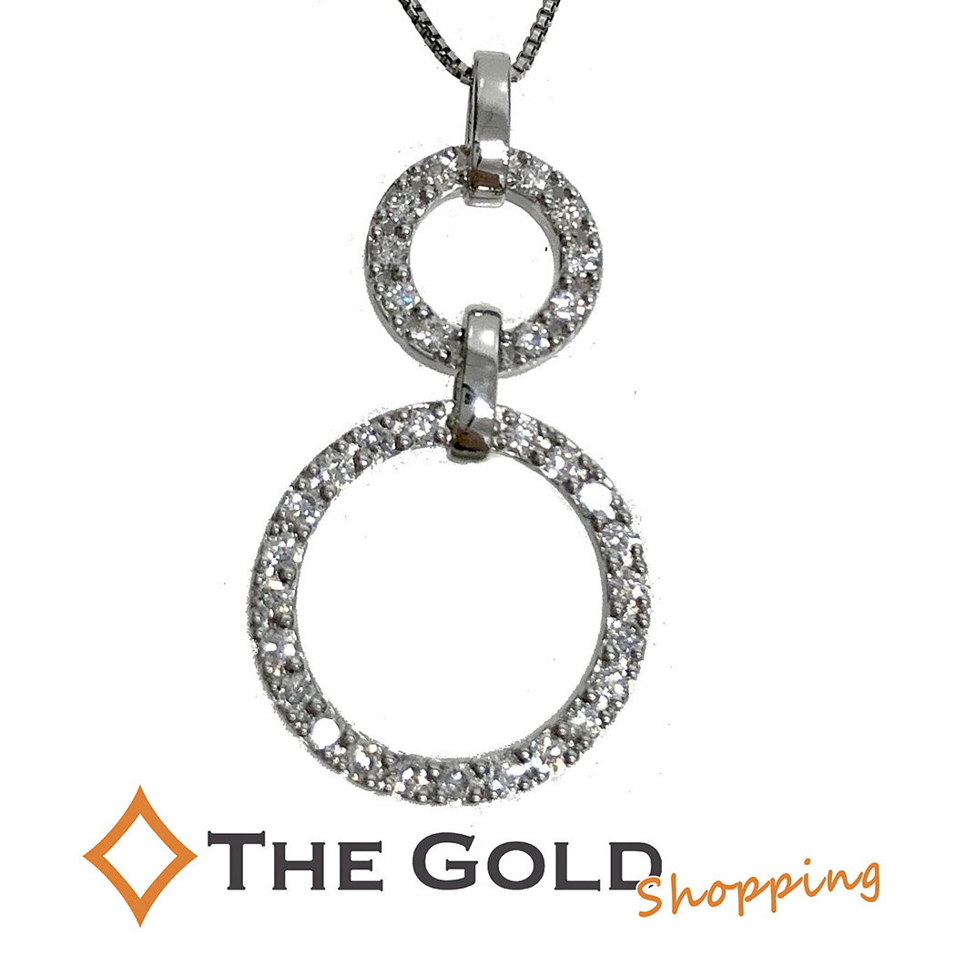 ヴァンドーム青山 ダイヤモンド サークル モチーフ ネックレス 0.18ct プラチナ 丸 Vendome Aoyama ジュエリー アクセサリー ペンダント 【中古】のサムネイル