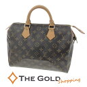 ルイヴィトン スピーディ30 M41526 旧型 モノグラム キャンバス ブラウン ミニボストンバッグ 男女兼用 LOUIS VUITTON 【中古】