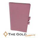 エルメス アジェンダヴィジョン □M 2009年 ヴォーエプソン ピンク 二つ折り 手帳カバー レディース HERMES 【中古】
