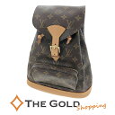 ルイヴィトン モンスリMM M51136 モノグラム キャンバス ブラウン ベルト 男女兼用 LOUIS VUITTON 【中古】