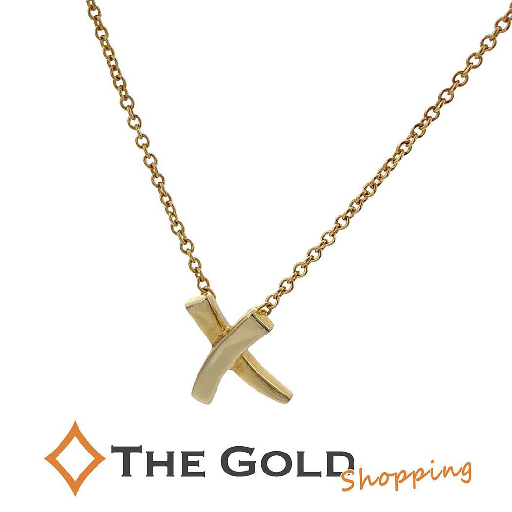 THE GOLD åԥ󥰤㤨֥ƥեˡ եƥ X ڥ 42cm 750 YG  ͥå쥹 ǥ 奨꡼ Tiffany&Co. šۡפβǤʤ69,630ߤˤʤޤ