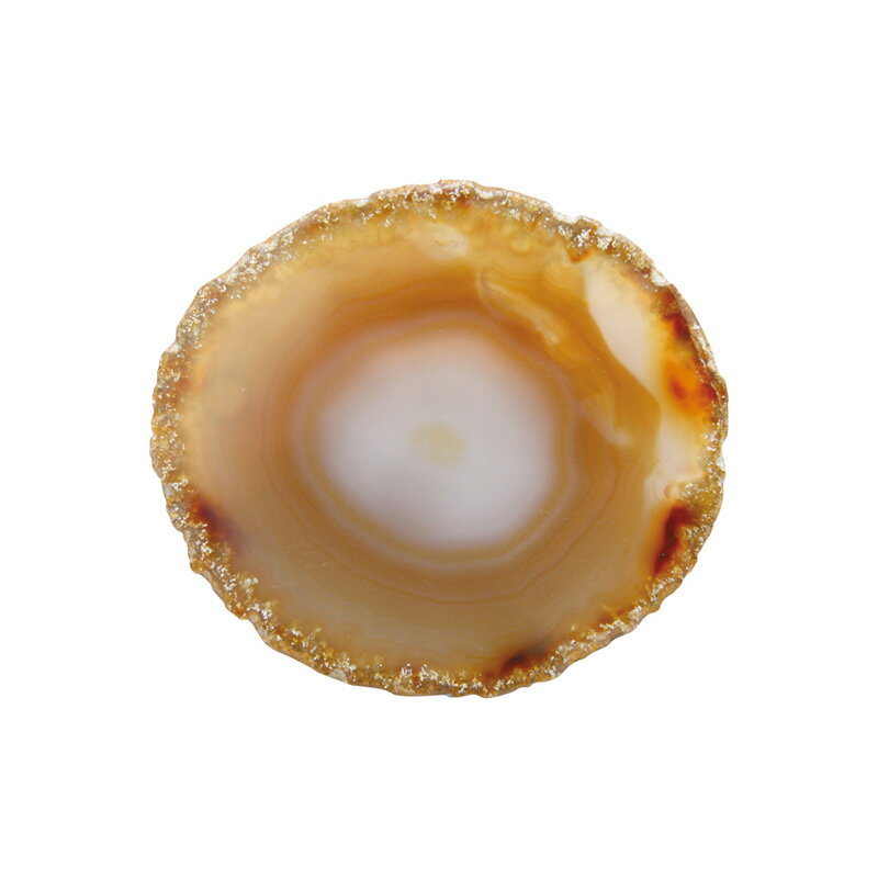 AMABRO (アマブロ) CRYSTAL COASTER Natural コースター 天然石 グラス ナチュラル｜ガラス食器 涼しげ カフェ風 ドリンク プレゼント｜ガラス食器 ドリンク用 おしゃれ ギフト タンブラー