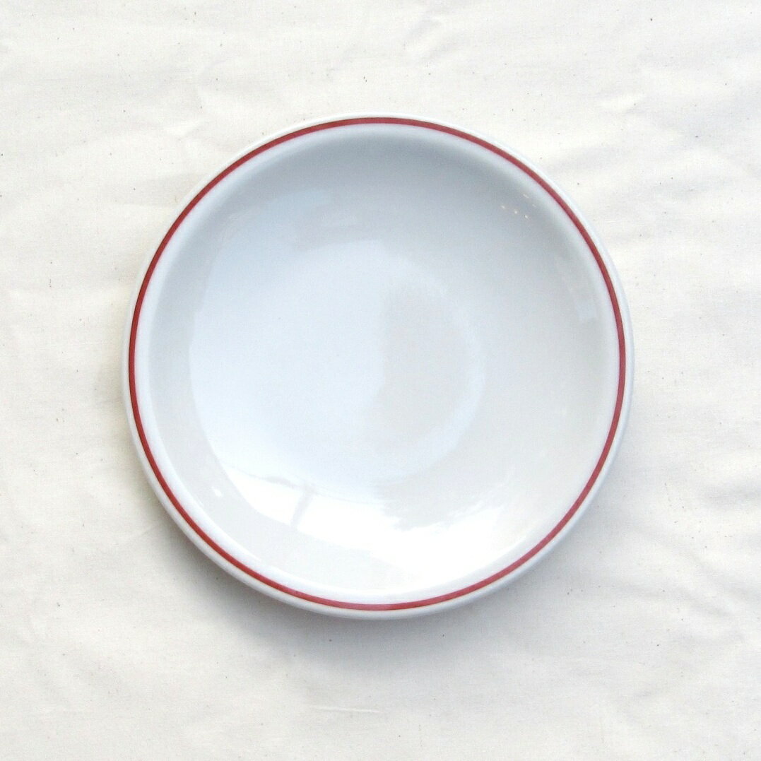 サタルニア 食器 ＜独占販売＞ Saturnia(サタルニア) ミラノロッソ レッド ライン デザート プレート 20cm 食器