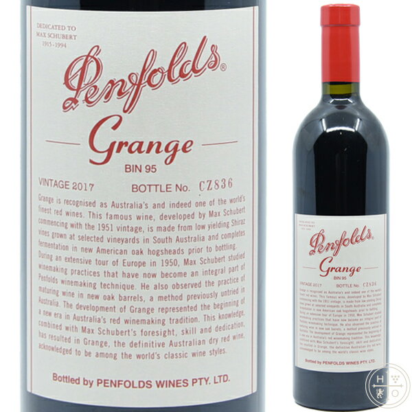 内容量 750ml パッケージ（栓） ガラスビン、コルク 原産国 南オーストラリア州、オーストラリアレビュー Penfolds Grange Bin 95 2017 ペンフォールズ グランジ ビン95 2017 WS98/100 VN97/100WWW97/100DC96/100JS96/100RP96/100W&S94/100 「パロ・サント（お香）、ダーク・チョコレート、ブラック・オリーブ、エスプレッソ、ヘーゼルナッツ・バターの香りが混じり合います。核となるピュアな果実味は、熟したベリー、ボイセンベリー、野生のブラックベリーの風味がミックスされており、濃密ながら洗練されたタンニンを感じられます。乾燥ローズマリーとセージ、シガーボックス、ドライアプリコット、サンダルウッドの香ばしいノートが素晴らしい余韻に残ります。今すぐ飲みましょう！」（WS） 「深みのあるしっかりとしたルビー色。万華鏡のように次々と変わる香りは、非常に刺激的でスモークとミネラルのアクセントを持ちます。チェリーの果実、スミレキャンディー、生タバコ、香ばしいハーブ、ココナッツ、エキゾチックなスパイスのアロマ。スパイスを混ぜたビター・チェリー、カシス、ブルーベリー、お花のフレーバーは見事な透明感とスパイシーさを示し、ワインがゆっくりと広がるにつれ、ブラック・カルダモン、メントール、コーラのニュアンスを帯びてきます。チェリー、青い果実、お花のノートが共鳴します。若々しくタンニンの強い後味では、見事な繊細さとスパイシーな力強さを感じられます。」（VN） 「2017年のペンフォールズ・ビン95・グランジは味わいが十分に詰まっており、余韻が長く続きます。テイスティングノート：大胆な黒い果実と補完的なオークのニュアンスのアロマが素晴らしい。10年間セラーで寝かせてから、角切りのエシャロットをトッピングしたポーターハウスステーキのグリルと一緒にどうぞ。」（WWW） 　 このワインについて プロデューサーProducer ペンフォールズ 年代Vintage 2017 スタイルStyle 赤ワイン　リッチで力強いワイン 合う食べ物Food Pairing 牛肉や鹿肉を使った料理 品種Grape シラーズ/シラー ワイングラスタイプGlass type 赤全般　ボルドー/力強い赤 ぶどう園Vineyard/Appelation オーストラリア 生産地Region/Country オーストラリア 飲みごろDrinkability 2027-2060 温度Drinking temp 16-18℃ 度数Alc. 14.5% フレーバー