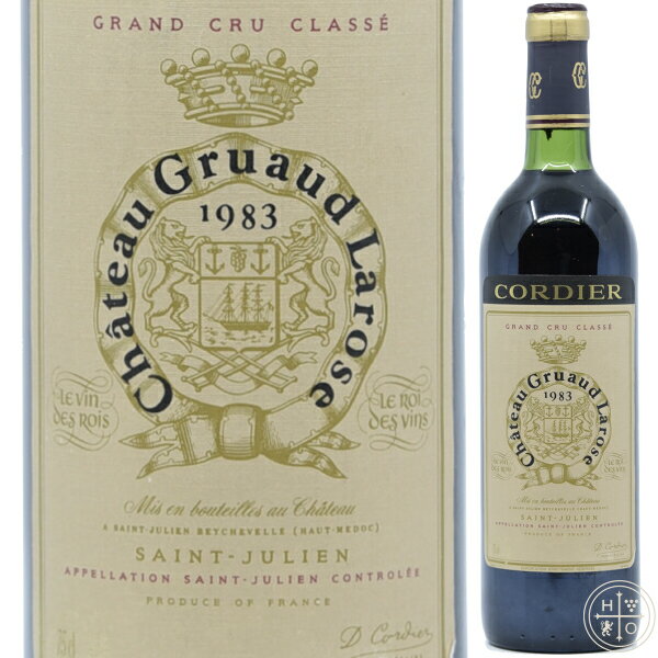 シャトー グリュオー ラローズ 1983 750ml フランス ボルドー 赤ワイン Chateau Gruaud Larose 1983