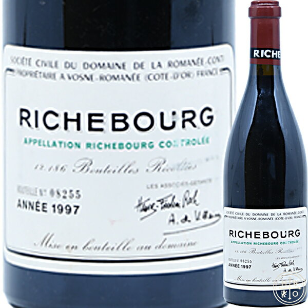 DRCドメーヌ ド ラ ロマネ コンティ リシュブール グランクリュ 1997 750ml フランス ブルゴーニュ 赤ワイン Domaine de la Romanee-Conti, Richebourg Grand Cru 1997