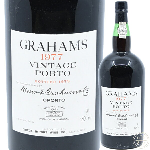 On Be[W |[g1977 |[gC 1500ml Grahamfs Vintage Port 1977