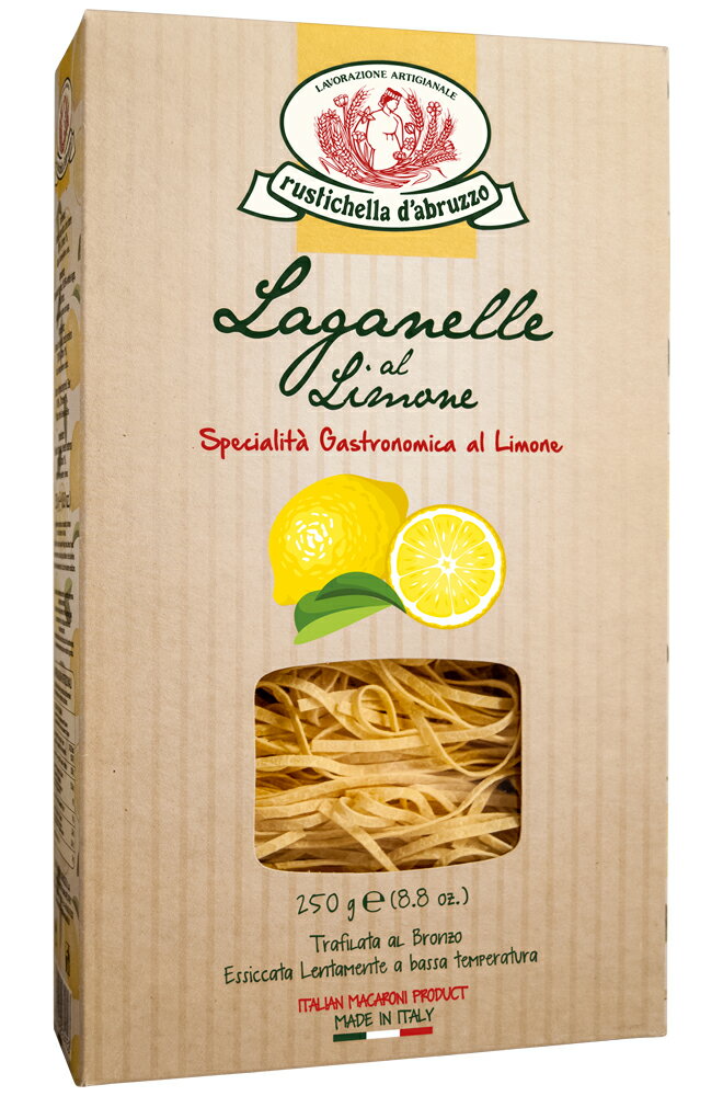 XeBP[ KlEAE[l() 250g XeBP[ _ubcH pX^ C^AY i퉷j C^A pX^ Rustichella dfAbruzzo Pasta Laganelle al Limone ( box )