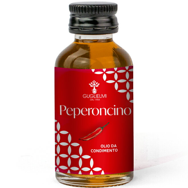 オリーブオイル グリエルミ アロマティシー ペペロンチーノ 20ml guglielmi olive oil Peperoncino CHILLI PEPPER OIL 20ml エキストラバージンオリーブオイル