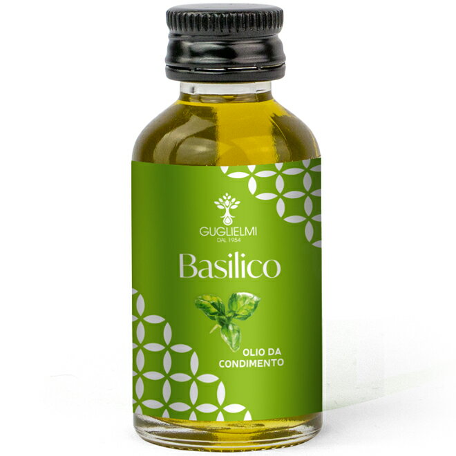 オリーブオイル グリエルミ アロマティシー バジリコ バジル 20ml guglielmi olive oil Basilico BASIL OIL 20ml エキストラバージンオリーブオイル