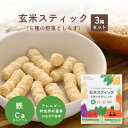 カインデスト 玄米スティック 3個（6種の野菜としらす）7ヶ月頃から │アレルギー28品目不使用 おやつ │ 玄米 鉄 カルシウム DHA 離乳食 ベビーフード the kindest