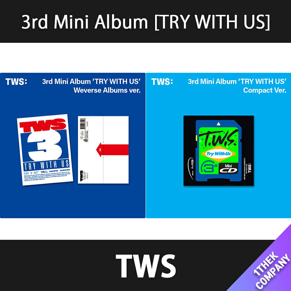 thek㤨[K-POP] ̵  å  ( TWS 3rd Mini Album [TRY WITH US]ȥ ˥  ɥե 󥸥 ϥ󥸥 ե ߥפβǤʤ1,990ߤˤʤޤ