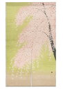 ろうけつ染めのれん「咲桜」