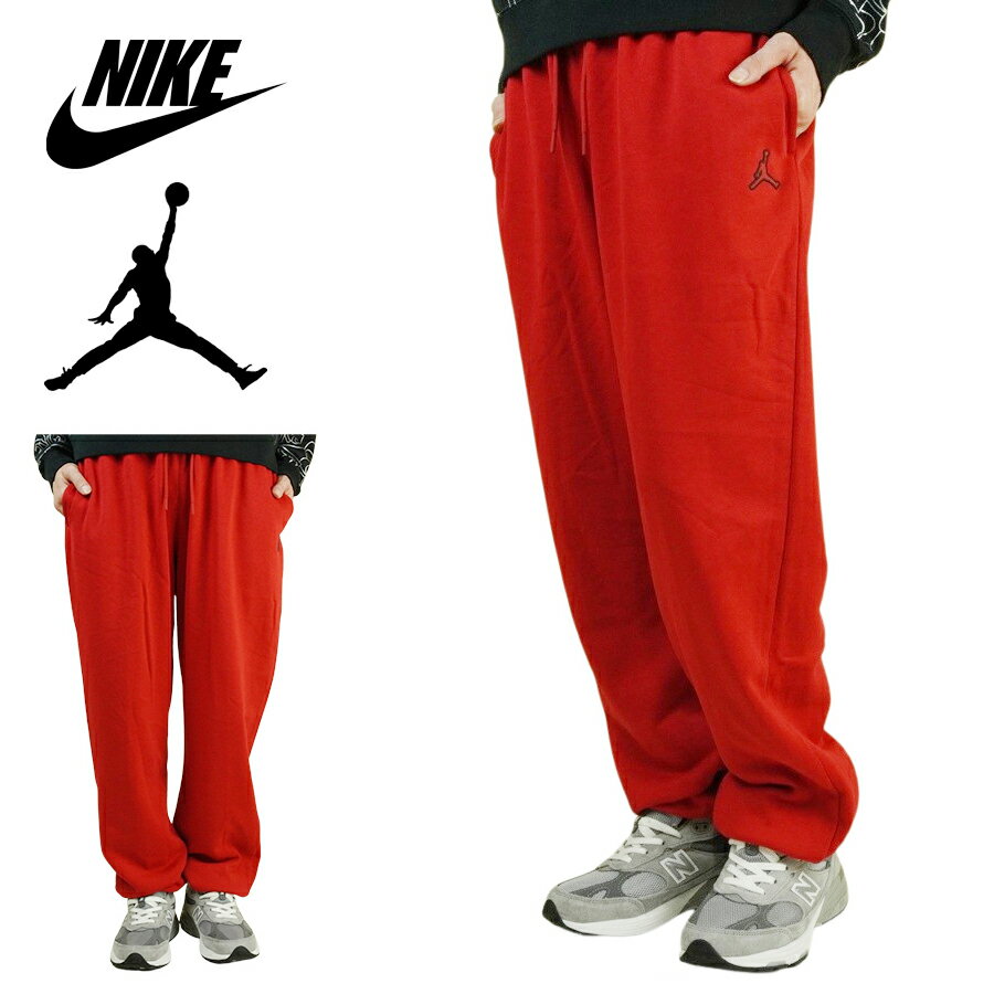 ナイキ NIKEレディース パンツJORDAN ESSENTIAL FLEECE TROUSERSジョーダン エッセンシャル フリース トラウザーズRED レッド 女性用 赤 ロゴ スウェット ズボン ジャージ バスケ スポーツ ス…