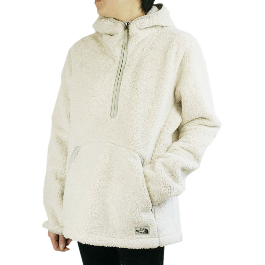 ノースフェイスTHE NORTH FACE レディース フリースW CMPSHIRE PULLOVER HOODY 2.0キャンプシャー プルオーバー フーディビンテージホワイト/グレーVINTAGE WHITE/DOVEGYボア 白 灰色