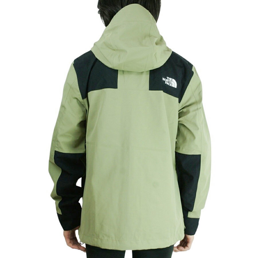 ノースフェイスレディース マウンテンパーカーW ECO MTN JKTウィメンズ エコマウンテンジャケットTMBLWDGN/TNFBLK(カーキ/ブラック)レディース ライトオリーブ 黒 3