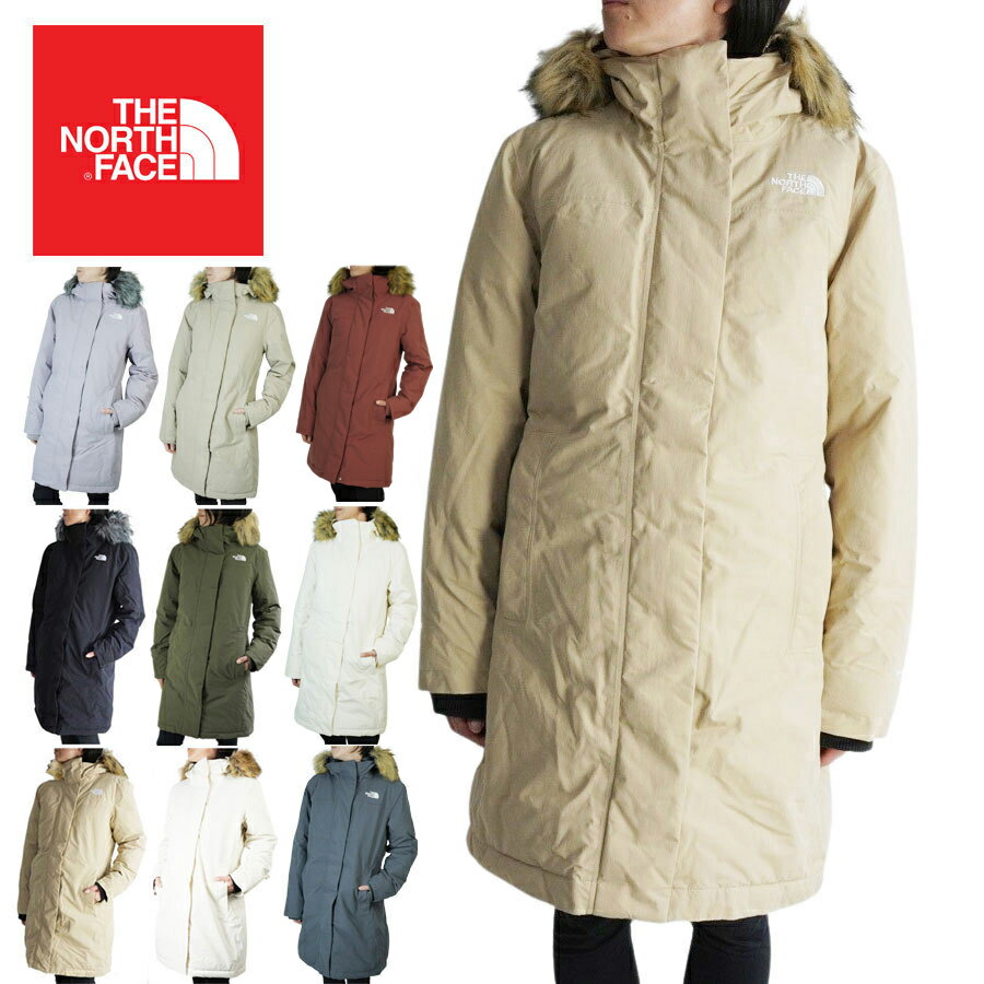 ノースフェイスTHE NORTH FACE レディース ダウンコートW ARCTIC PARKAウィメンズ アークティックパーカーブラック ホーソンカーキ ビンテージホワイト ニュートープグリーンミニマルグレー フラックス バナディスグレー ガーデニアホワイト