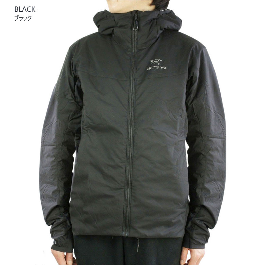 ARC’TERYXアークテリクスUSA企画レディース ジャケットATOM LT HOODY WOMENS ウィメンズ アトム LT フーディー BLACK(ブラック) DIMMA(パープル系)黒 紫 軽量 ナイロン アウトドア