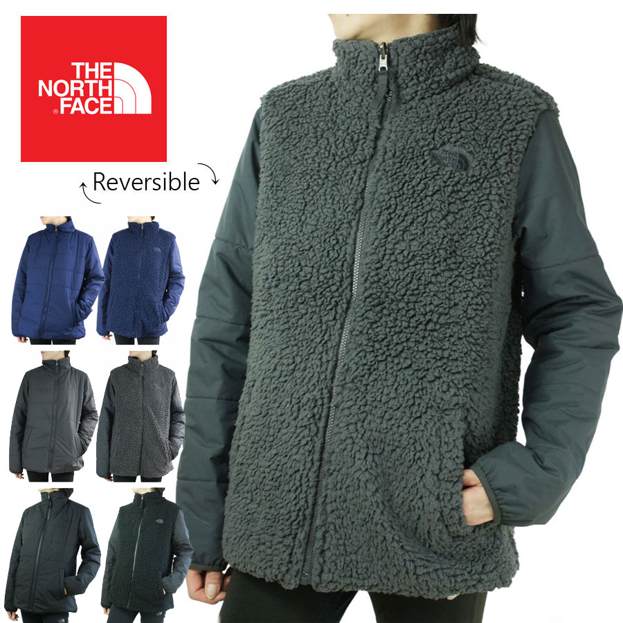 ノースフェイスレディース ジャケットW MERRIEWOOD REVERSIBLE JACKETウィメンズ メリーウッドリバーシブルジャケットMONTAGUE BLUE(ブルー) ASPHALT GREY（グレー）TNF BLACK(ブラック)紺 ネイビー 灰色 ボア