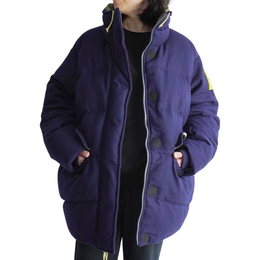 ノースフェイスレディース ダウンジャケットBROWNLABEL 日本未発売W BRNLBL LARKSPR JKTブラウンレーベル ジャケットAVIATOR NAVY(アビエイターネイビー) 紺 カーキ オリーブ ストリート オーバーサイズ ビッグサイズ ユニセックス