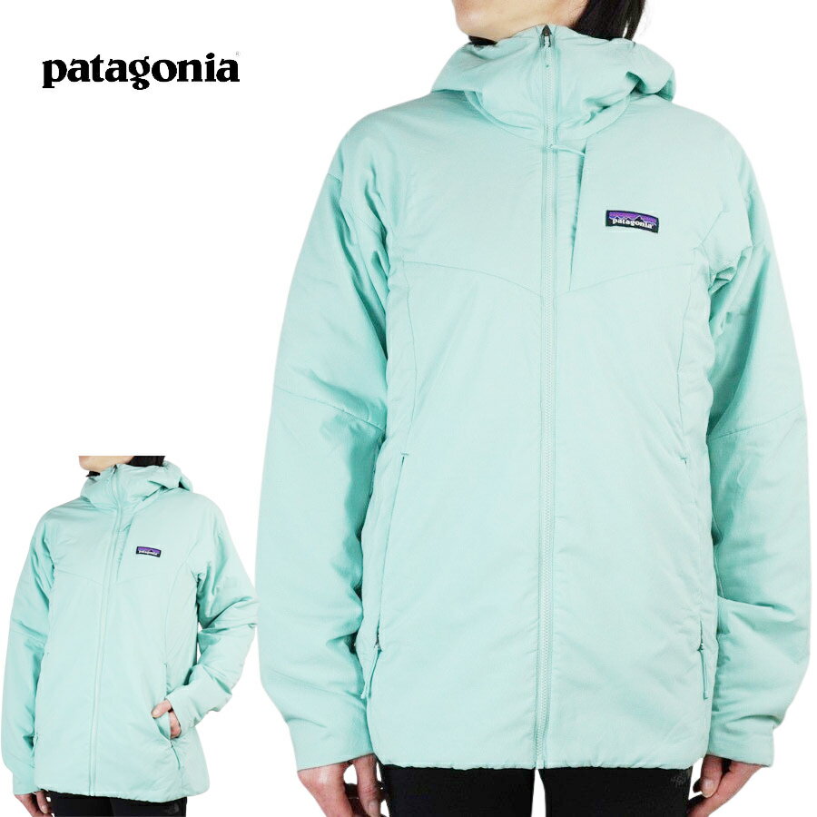 パタゴニア Patagoniaレディース ジャケット84267 WOMEN NANO-AIR HOODYウィメンズ ナノエアーフーディーGYPG(ジプサムグリーン)ライトグリーン 緑 軽量 中綿