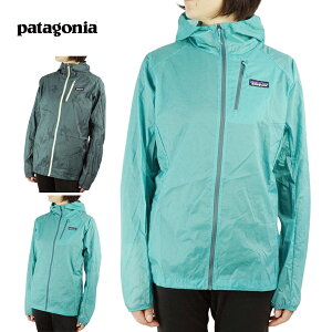 パタゴニア Patagoniaレディース ジャケット24147 W HOUDINI JACKETウィメンズ フーディニージャケットTPGY(グレー) IGBL(ブルー)軽量 鳥 総柄 ナイロン 防水 灰色 水色