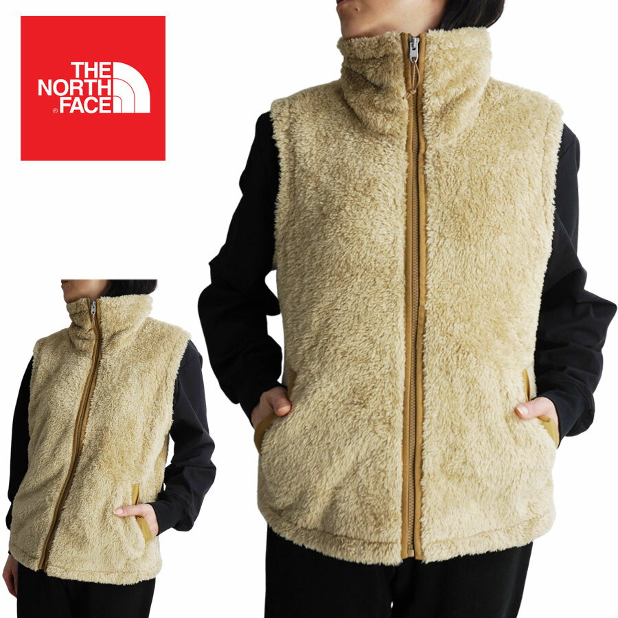 ノースフェイスUSA企画 日本未発売THE NORTH FACEレディース フリースベストW FURRY FLEECE VESTリセット1/2ジップレトロジャケットHWTHRKH/UTLTYBN(ホーソーンカーキ/ユーティリティブラウン)緑 茶 アウトドア ストリート キャンプ