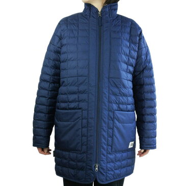 ノースフェイスTHE NORTH FACE USA企画 日本未入荷 レディース ジャケットW THRMOBAL ECO LONGウィメンズ サーモボール エコ ロングMONTAGUE BLUE(モンタギューブルー)ネイビー 紺 コート キルティング 中綿