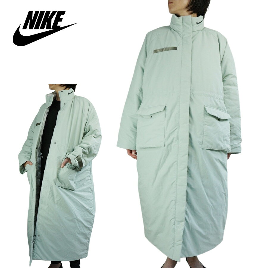 ナイキ NIKEレディース ジャケットTHERMA-FIT RPL REVIVAL PARKA OVERSIZEサーマフィット リペル リバイバルパーカー オーバーサイズLIGHT BLUE(ライトブルー)女性用 青 軽量 ナイロン ロゴ スポーティ