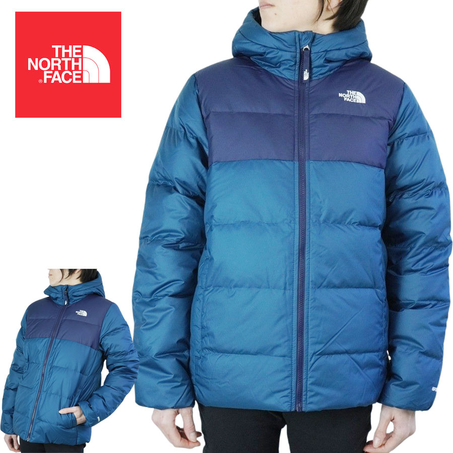 ザ・ノース・フェイス ダウンジャケット レディース ノースフェイスTHE NORTH FACEキッズ ジャケットY MOONDOGGY HDYユース ムーンドギー フーディMONTEREY BLUE(モントレーブルー)女性用 ナイロン アウトドア アウター 青