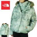 ノースフェイスTHE NORTH FACEレディース ジャケット 訳ありW PRINTED DEALIO DOWN JACKETウィメンズ プリンテッド ディリオ ダウン ジャケットJDTGNCLRSPRYPRT(ジェダイトグリーンカラーースプレープリント)女性用 アウター フード ショート丈