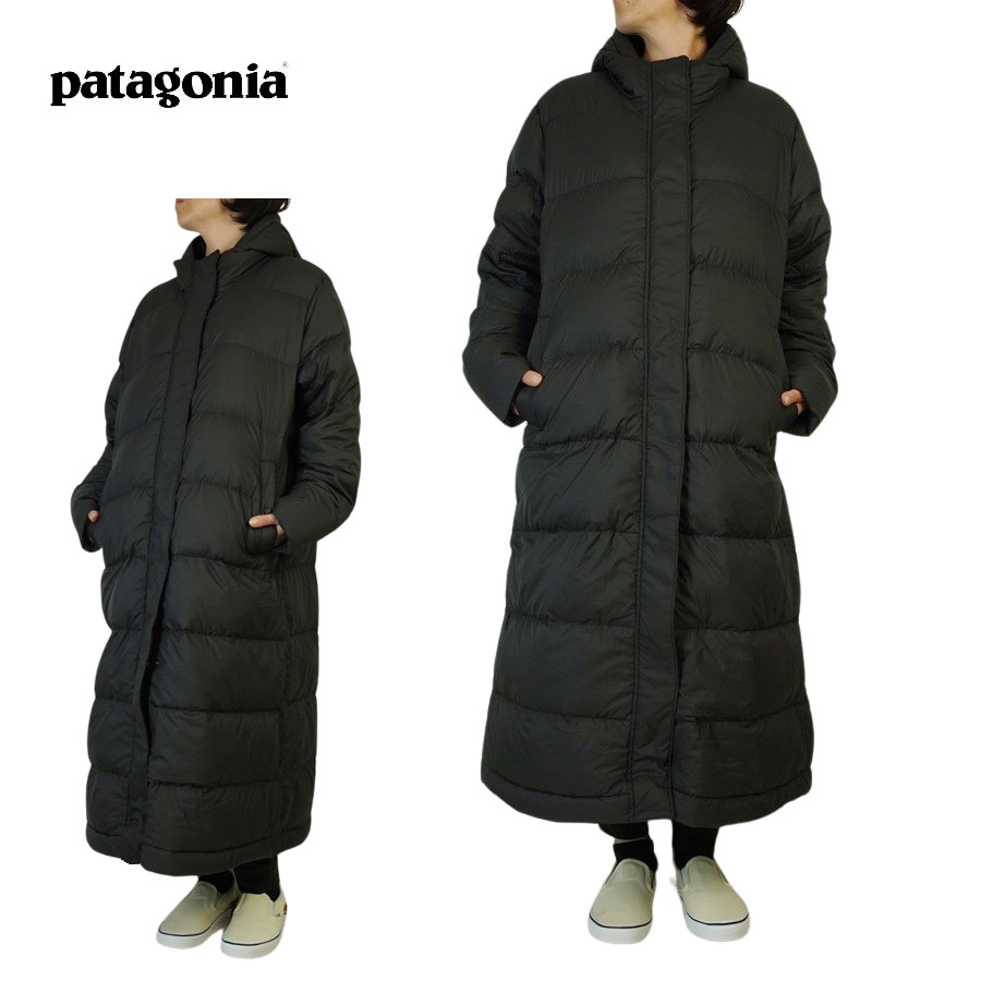 パタゴニア パタゴニア Patagoniaレディース ジャケット 【訳あり】27945 WOMENS SILENT DOWN LONG PARKAウィメンズ サイレント ダウン ロング パーカBLACK(ブラック)女性用 アウター コート ロング フード ベンチコート 黒 ジャケット