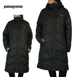 パタゴニア パタゴニア Patagoniaレディース ジャケット28441 WOMENS DOWN WITH IT PARKAウィメンズ ダウン ウィズ イット パーカBLACK(ブラック)女性用 アウター コート ロング フード ベンチコート 黒 ジャケット