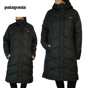 パタゴニア Patagoniaレディース ジャケット28441 WOMENS DOWN WITH IT PARKAウィメンズ ダウン ウィズ イット パーカBLACK(ブラック)女性用 アウター コート ロング フード ベンチコート 黒 ジャケット