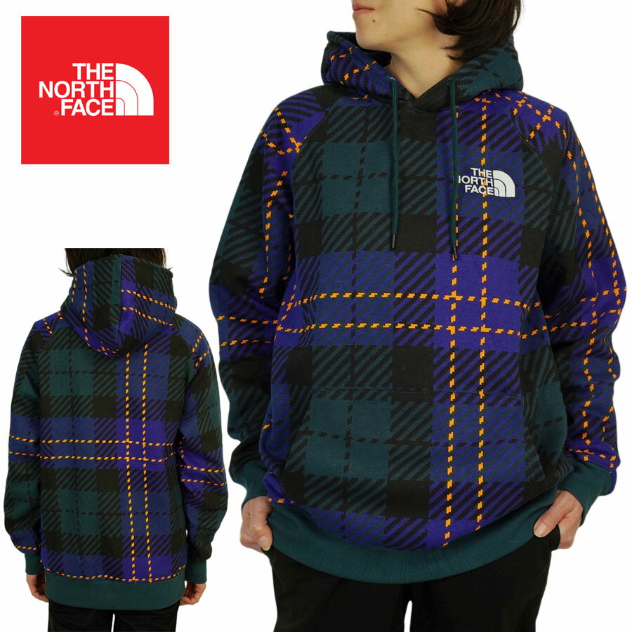 ザ・ノース・フェイス ノースフェイス THE NORTH FACEレディース パーカーW HOLIDAY HOODIEウィメンズ ホリデーフーディーPDRGNMICPLDPRNT ポンデローザグリーンプリント男女兼用 チェック柄 ジェンダーレス ロゴ