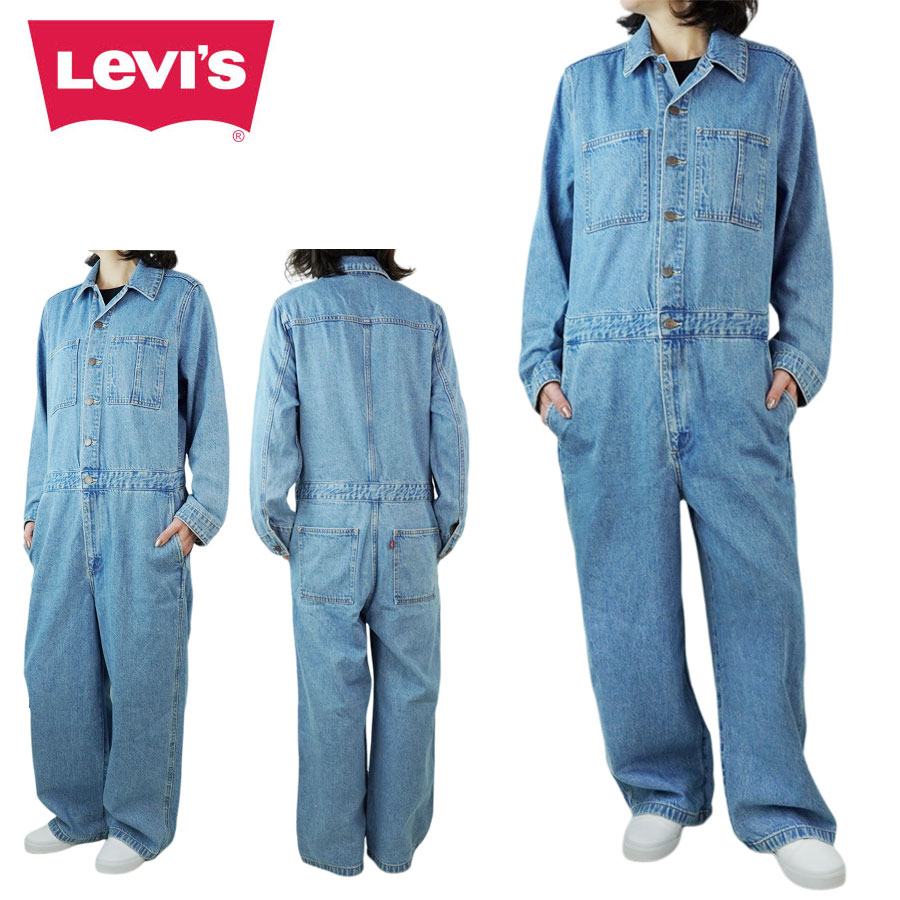 ꡼Х LEVI'S Ĥʤ ץĥǥ˥ ˥åץ ڥåICONIC JUMPSUITȥ ơ å Y2K Х ᥸ DENIM 501 550 560  ե꡼