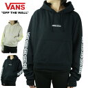 バンズ VANSレディース パーカーFAIR WELL HOODIEウィメンズ フェアウェルフーディーBLACK(ブラック)BEIGE（ベージュ）黒 ネオンイエロー 蛍光 白 スウェット スエット