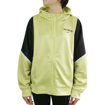 NIKE ナイキレディース ジャージWONENS NSW FULLZIP HOODED JACKETフルジップフードジャケットLIME(ライム)ジャージ 黄緑 黒 スニーカー ランニング ストリート