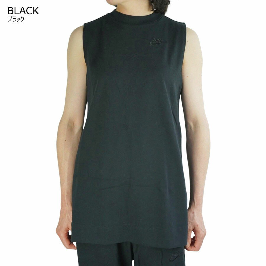 NIKE ナイキレディース タンクトップCU5629 JERSEY TANK TOPBLACK(ブラック)BLUE(ブルー) KHAKI(カーキ)セットアップ ストリート ロゴ スポーツ コットン 黒 青 オリーブ
