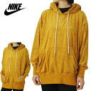 NIKE ナイキレディース パーカーOVERSIZED TERRY PULLOVER HOODIEオーバーサイズ パイル フーディーCAMEL(キャメル)大きめサイズ USA企画(4)