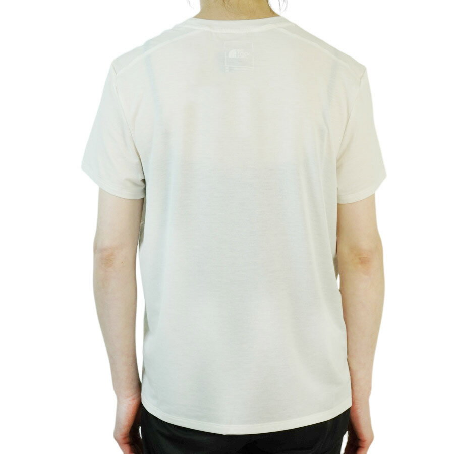 レディース Tシャツ【クリックポスト対応可】ノースフェイス THE NORTH FACEW WANDER S/Sウィメンズ ワンダー ショートスリーブTシャツガーデニアホワイト 白 オフホワイトロゴ クルーネック 半袖 ヨガ ワークアウト