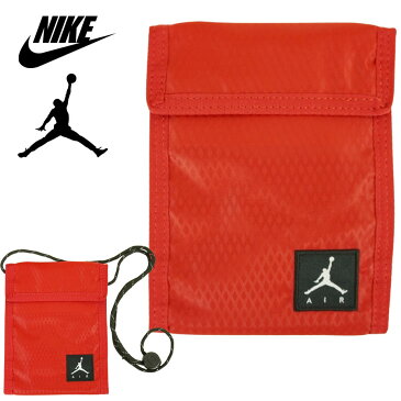 【クリックポスト対応可】NIKEナイキ男女兼用 ショルダーバッグJORDAN TRI-FOLD POUCHジョーダン トライフォールドポーチGYMRED(ジムレッド)赤 財布 ボディバッグ メンズ レディース ジャンプマン ストリート