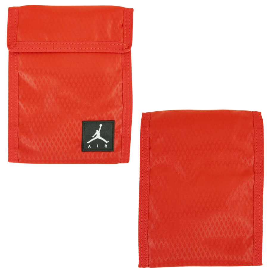 【クリックポスト対応可】NIKEナイキ男女兼用 ショルダーバッグJORDAN TRI-FOLD POUCHジョーダン トライフォールドポーチGYMRED(ジムレッド)赤 財布 ボディバッグ メンズ レディース ジャンプマン ストリート