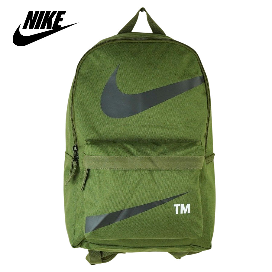 NIKEナイキ男女兼用 バックパックNK HERITAGE BACKPACK SWOOSHスウッシュヘリテージバックパックROUGH GREEN(ラフグリーン)カーキ オリーブ リュック メンズ レディース ロゴ