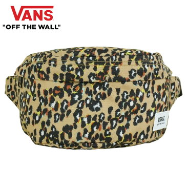 【クリックポスト発送】VANS バンズヒップバッグ DELUXXER PACKデラックスパックLEOPARD(レオパード)ウエストポーチ ボディバッグ 男女兼用 ナイロン ショルダー ヒョウ柄 黒